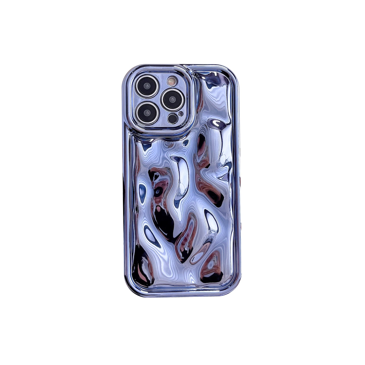 All-inclusive Drop-resistant Electroplated Meteorite Pattern Phone Case